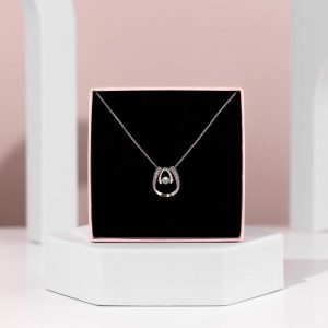 Naszyjnik z kryształem cyrkonowym | LUCKY